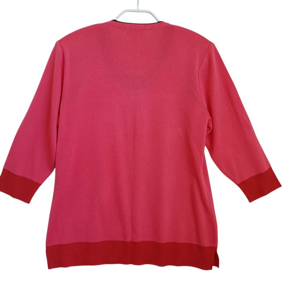 Misook Sweater Set Twin Set Knit Cardigan and Tank Womens Small - Picture 15 of 16